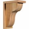 Ekena Millwork Carmel Rough Sawn Corbel w/Backplate, Western Red Cedar, 6"W x 10"D x 14"H COR06X10X14CAR01RWR - alternate 1